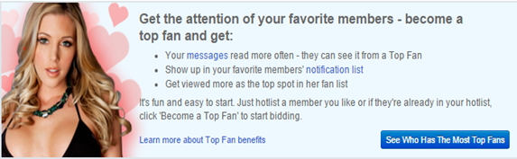 Becoming a Top Fan